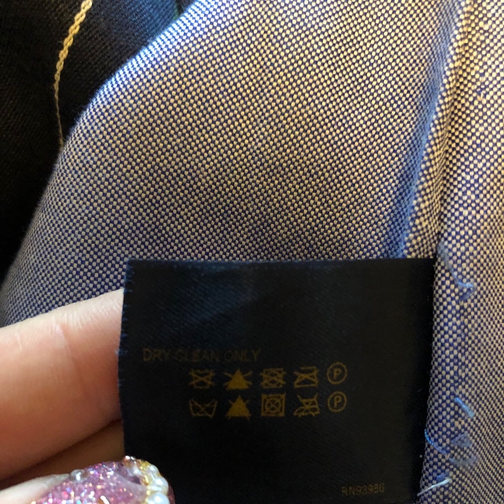 Beautiful Brooks Brothers Navy and Green Blazer - Picture 6 of 6